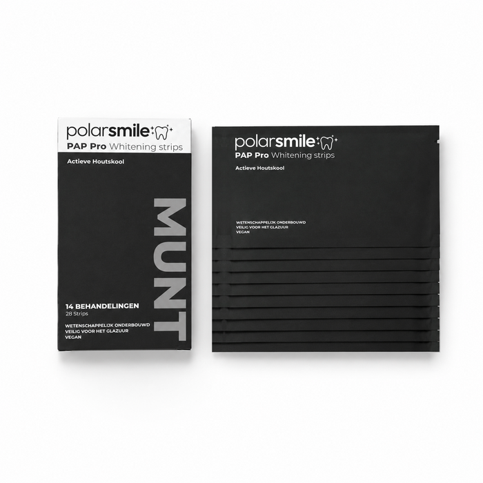 PAP Pro + Actieve Houtskool Whitening strips