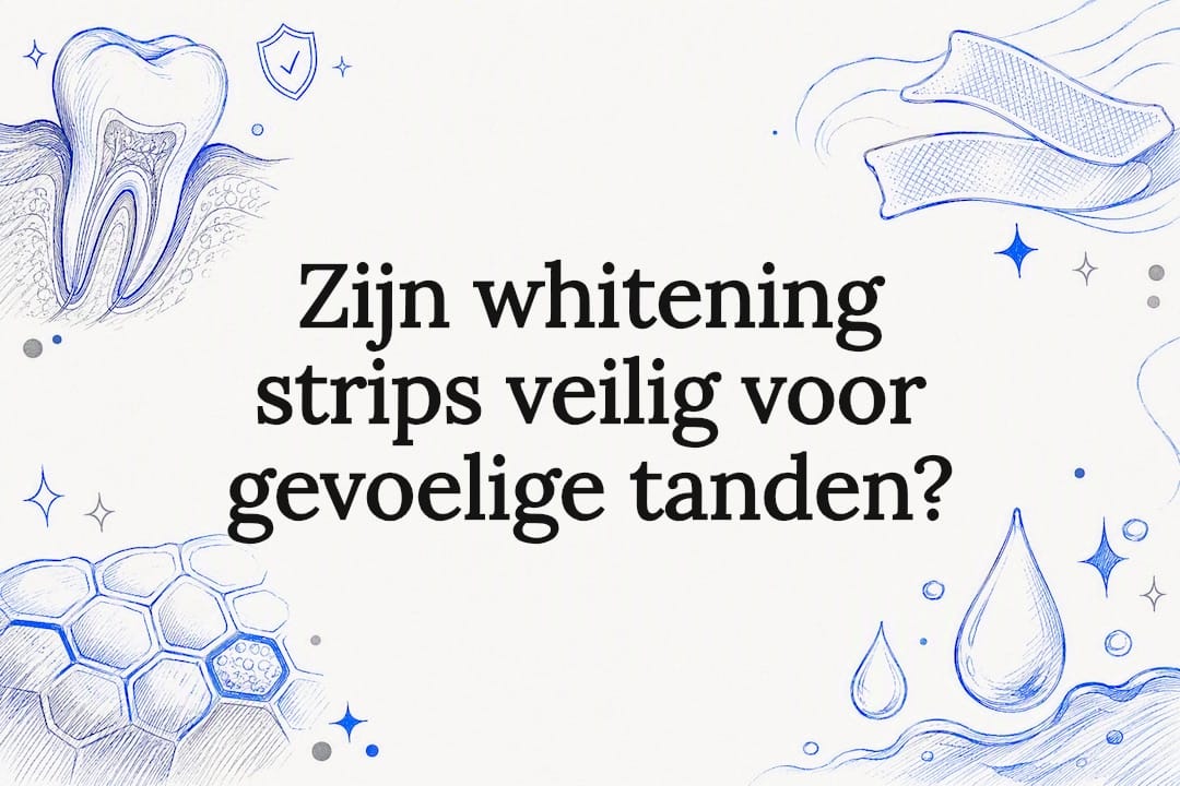 Decoratieve whitening strips titelkaart
